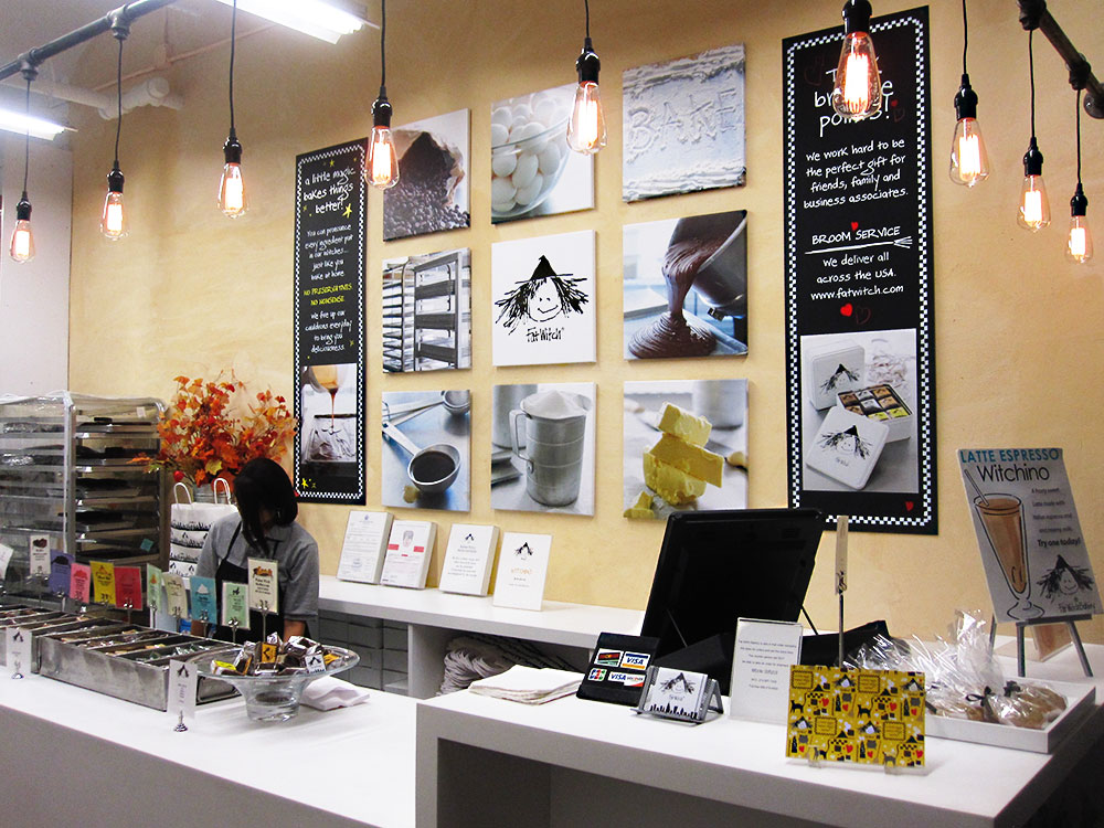 Fat Witch Bakery retail store interior