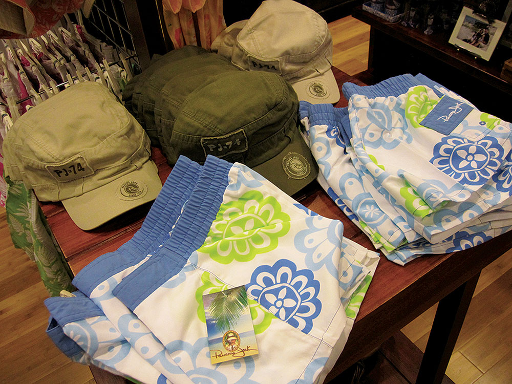 Panama Jack product graphics and retail hangtag