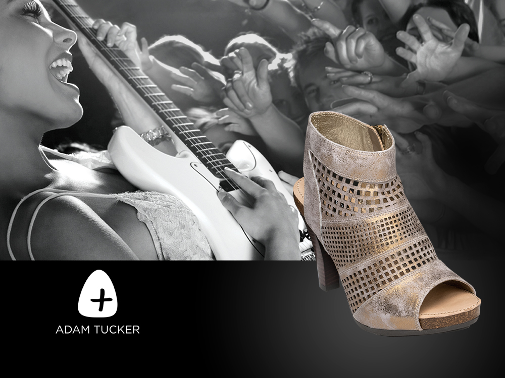 Adam Tucker Footwear : brand identity inspired by the love of music, world travel and natural materials
