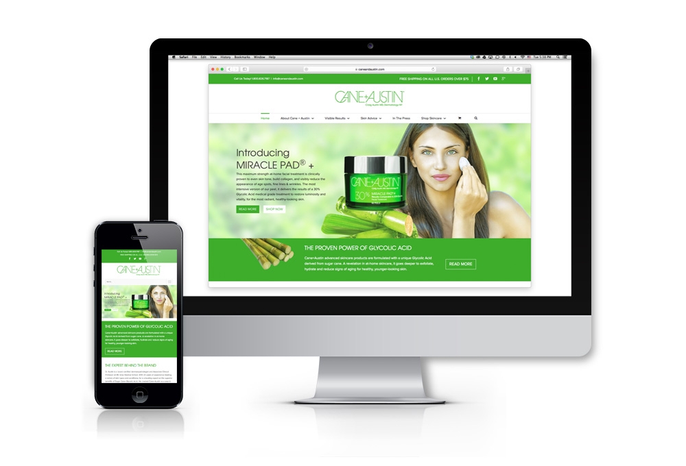 Cane+Austin responsive web design and development