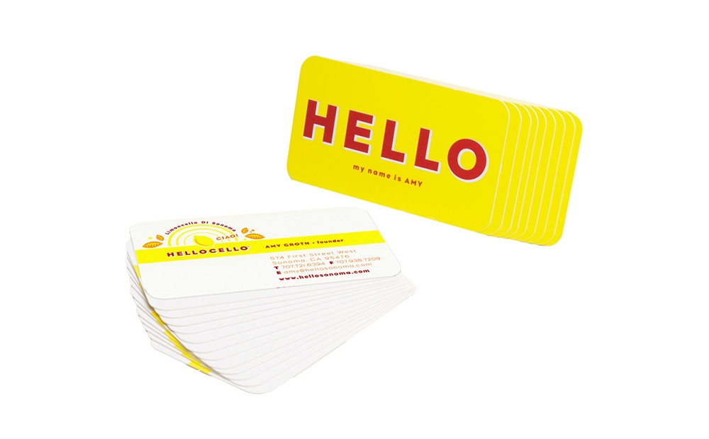 Hellocello business card