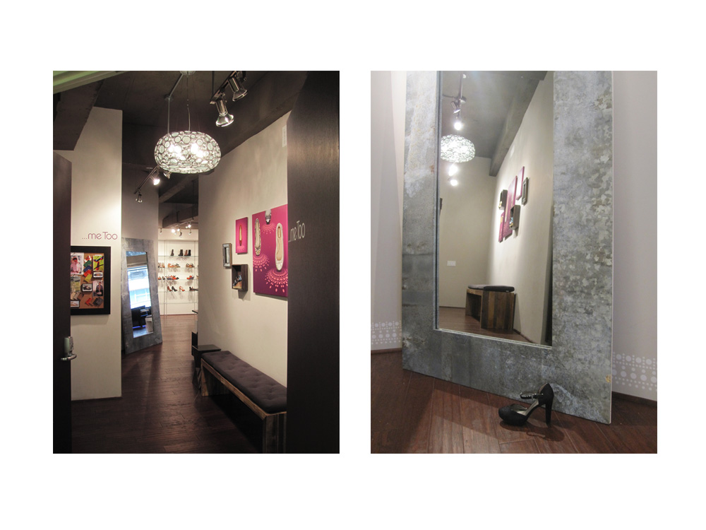 The renovated …me Too showroom
