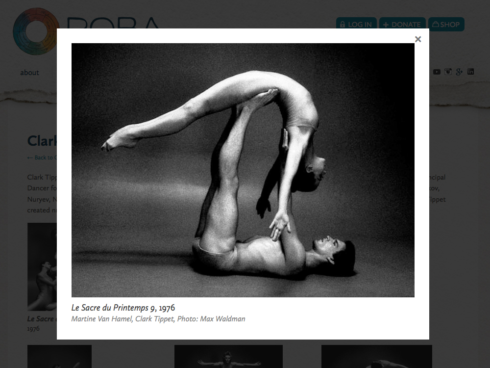 POBA artist web page