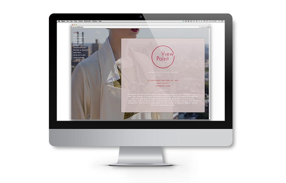 ViewPoint brand identity website application