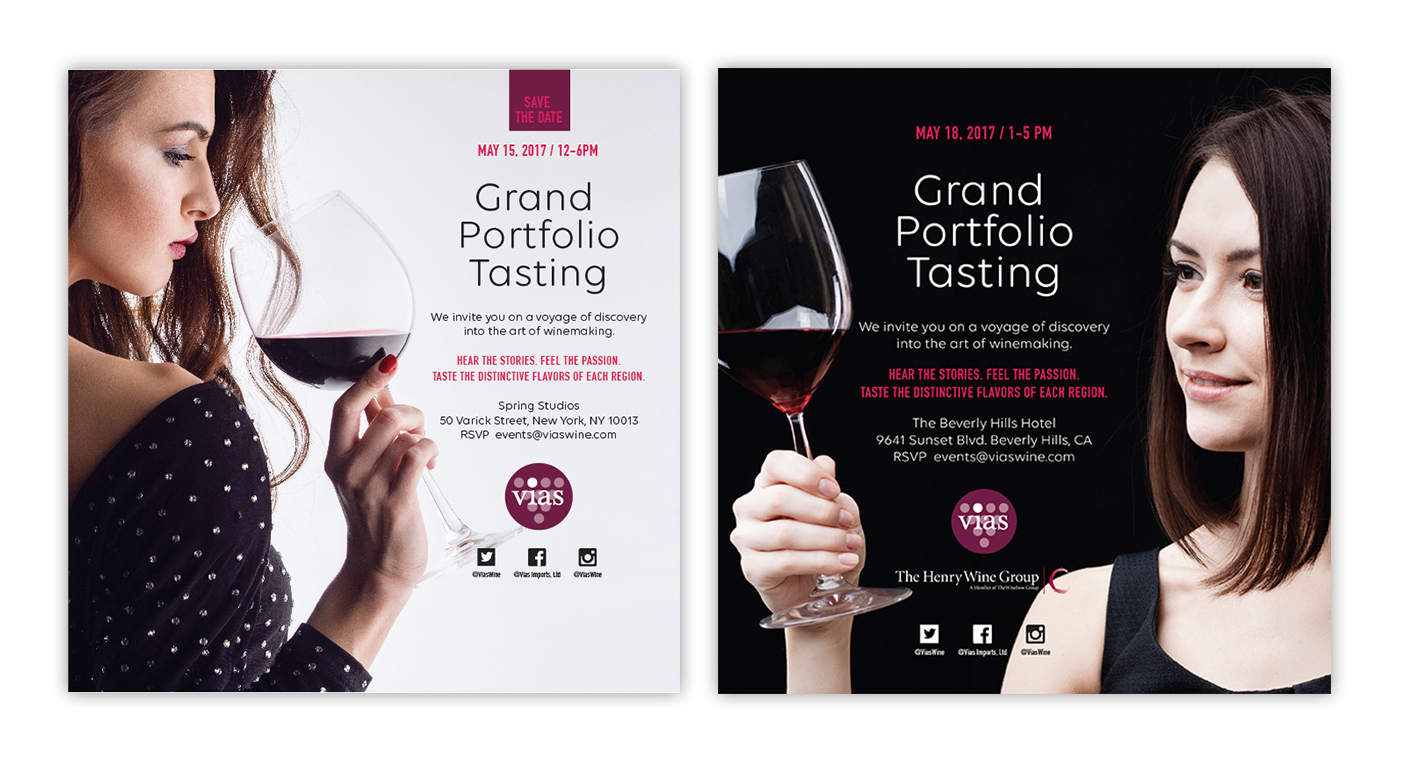 Vias Imports: Save the Date and Invitation